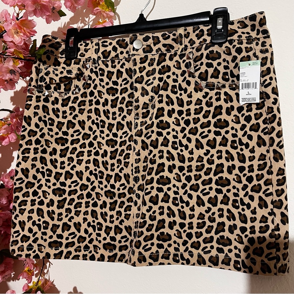 Leopard Print Skirt